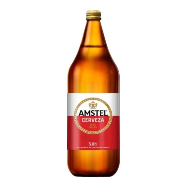 Cerveza Amstel, botella de 1 litro