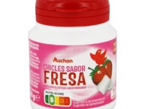 Chicles Auchan sabor fresa