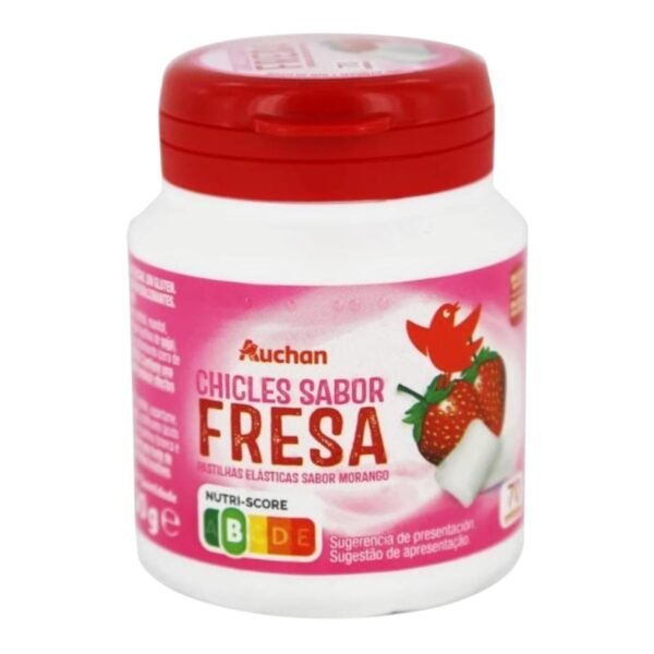 Chicles Auchan sabor fresa