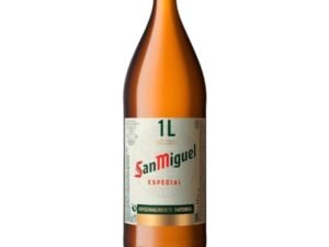 Cerveza San Miguel, botella 1 litro