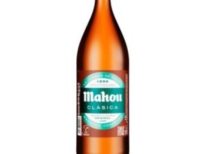 Cerveza Mahou, botella 1 litro