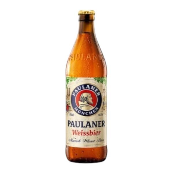Cerveza Paulaner Weissbier, botella 1 litro