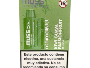 Vaper Desechable Muss Marmol 700 Kiwi Passion Fruit Guava 20mg 2ml