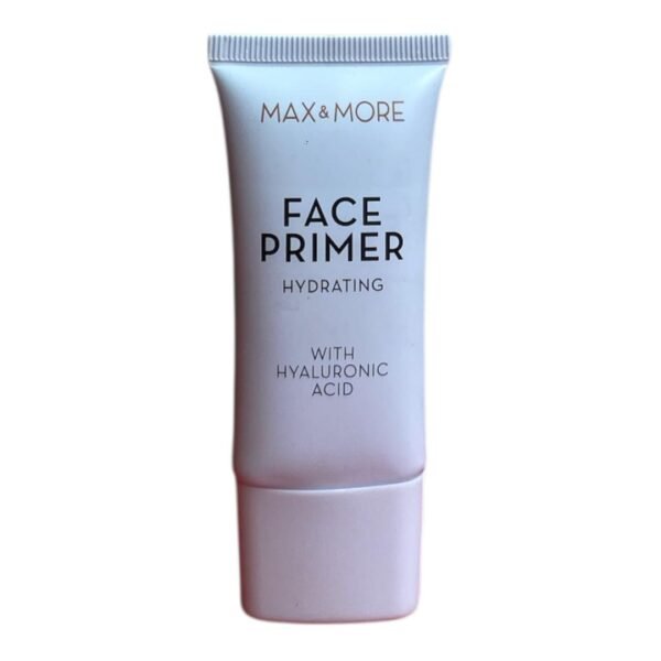 Prebase hidratante facial Max&More con ácido hialurónico 30 ml