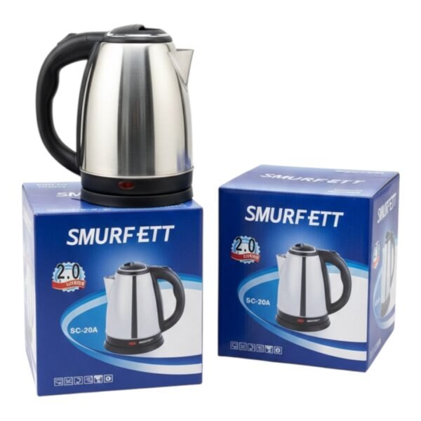 Hervidor Eléctrico de Acero Inoxidable Smurfett 2.0L