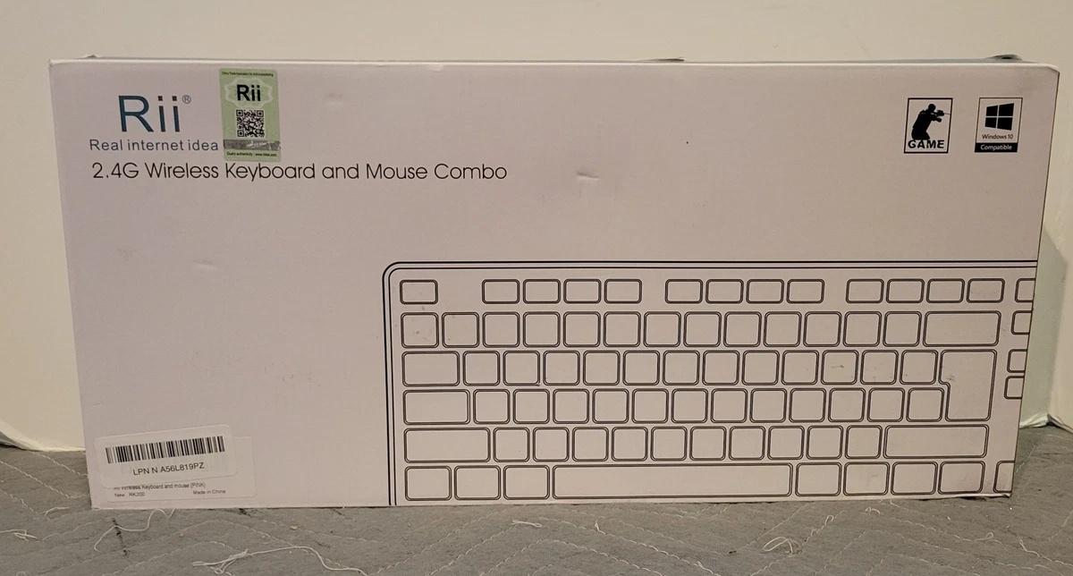 Paquete de teclado y ratón inalámbricos Rii a la venta | eBay