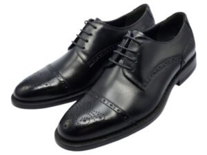 Zapatos Oxford Semi-Brogue en Piel Premium