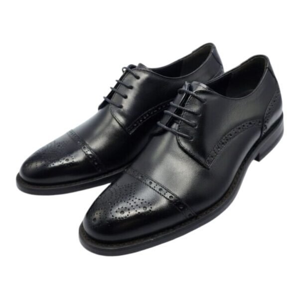 Zapatos Oxford Semi-Brogue en Piel Premium