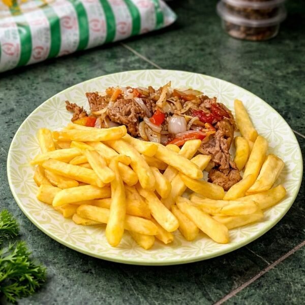 Bistec con patatas fritas