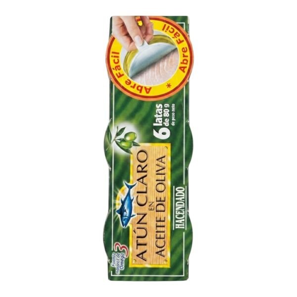 Atún claro en aceite de oliva Hacendado