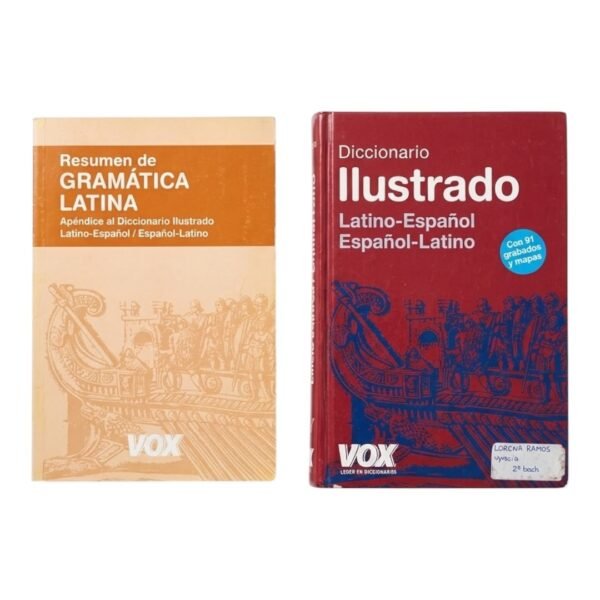 Resumen de Gramática Latina y Diccionario Ilustrado Latino-Español Español-Latino.