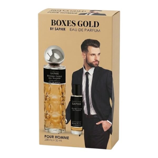 Perfume Saphir para hombre Boxes Gold