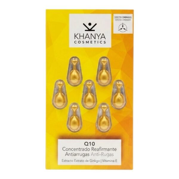 Q10 Concentrado Reafirmante Antiarrugas de Khanya Cosmetics.