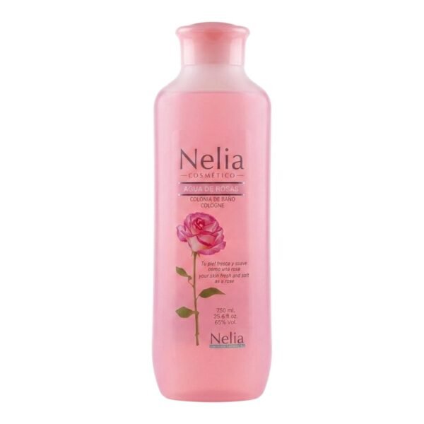 Colonia de Baño Nelia Cosmético Agua de Rosas