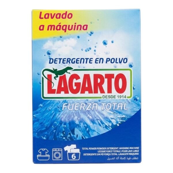 Detergente en polvo Lagarto Fuerza Total