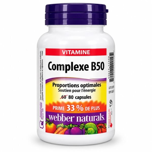 Complejo B50 Vitamine Webber Naturals