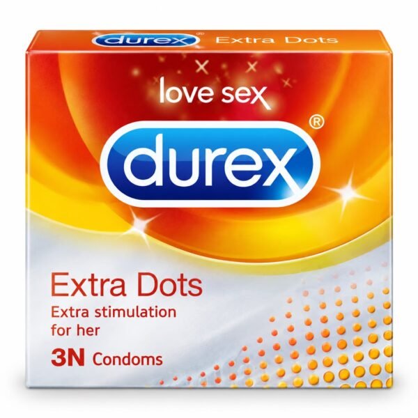 Preservativos Durex Extra Puntos, Estimulación Extra para ella
