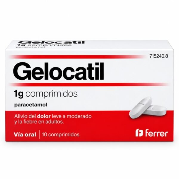 Gelocatil 1g comprimidos paracetamol