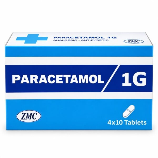 Paracetamol 1G Analgesic Antipyretic ZMC