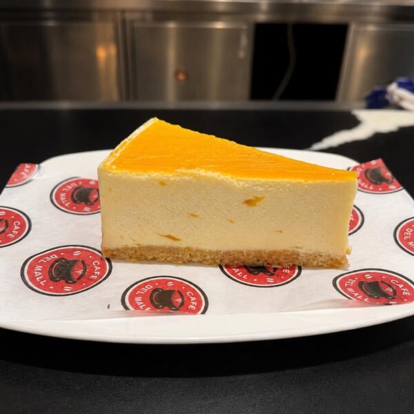 Cold cheese cake de mango